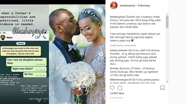 Kimmy Jayanti dan Greg Nwokolo