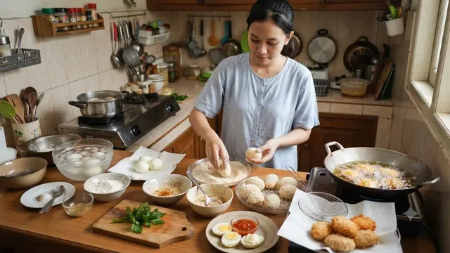 Resep Telur Rebus Crispy