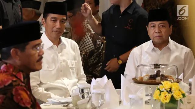 Jokowi Buka Puasa Bersama di Rumah Ketua DPR