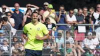 Penyerang timnas Swedia, Zlatan Ibrahimovic, akan menjadi pemain yang paling diwaspadai bek-bek lawan di Piala Eropa 2016. (JONATHAN NACKSTRAND / AFP)