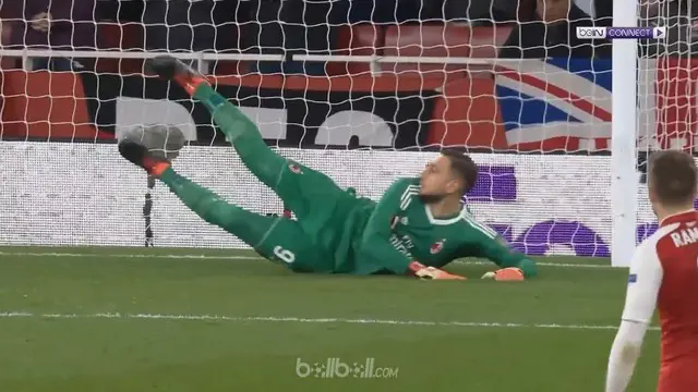 VIDEO: Gol-Gol Kemenangan Arsenal atas AC Milan di Liga Europa