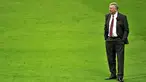 Ekspresi manajer MU Sir Alex Ferguson usai tim asuhannya dikalahkan Barcelona 1-3 dalam final Liga Champions di Wembley Stadium, 28 Mei 2011. AFP PHOTO/GLYN KIRK