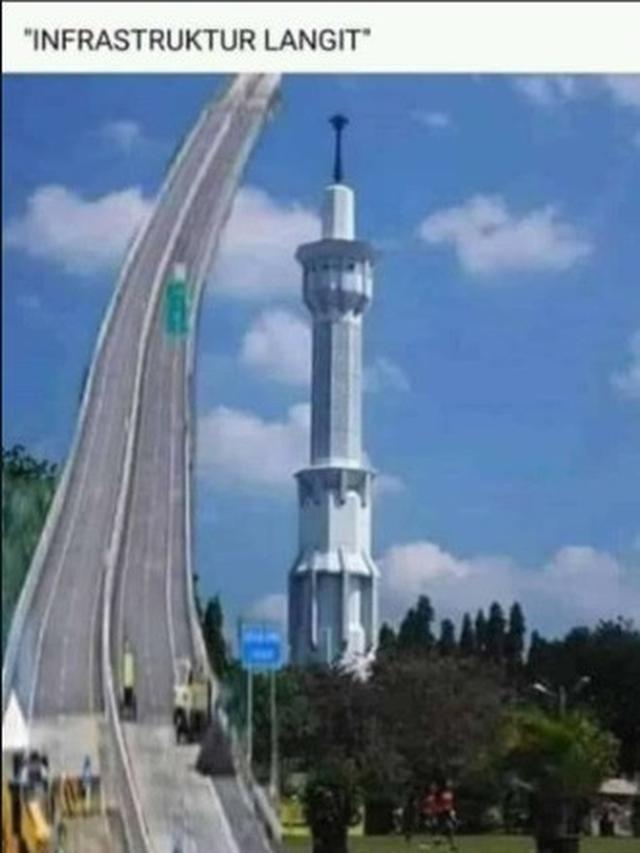 7 Meme Nyeleneh Infrastruktur Langit Buatan Warganet Citizen6 Liputan6 Com