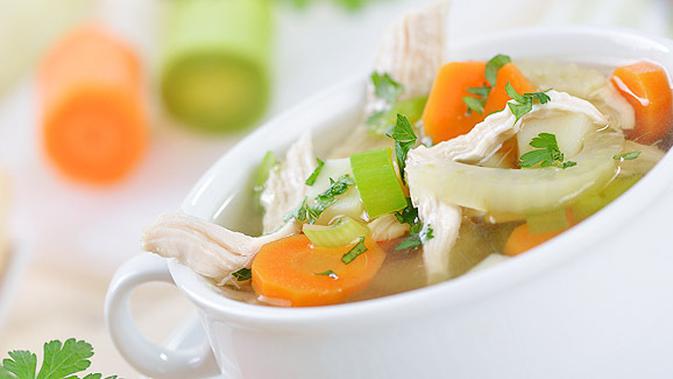 Sup Ayam Bening Campur Wortel Lifestyle Fimela Com