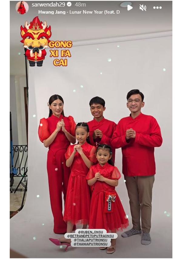 9 Artis Rayakan Tahun Baru Imlek 2024, Sukacita Bersama Keluarga