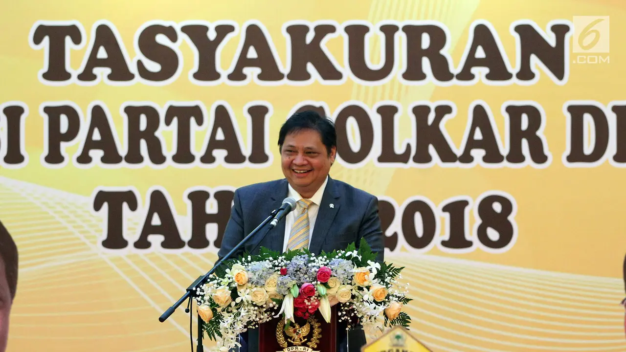 HUT ke-50 Fraksi Golkar, Airlangga Minta Anggota Kembalikan Kepercayaan Publik pada DPR
