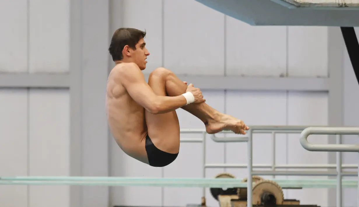 <p>Balleza, yang berada di urutan keempat dalam loncat indah pada platform 10 meter di Olimpiade Tokyo, memilih untuk bergabung dengan OnlyFans, sebuah situs tempat para pembuat konten mengunggah gambar dan video, beberapa di antaranya secara eksplisit. (AP Photo/Jorge Mendoza)</p>