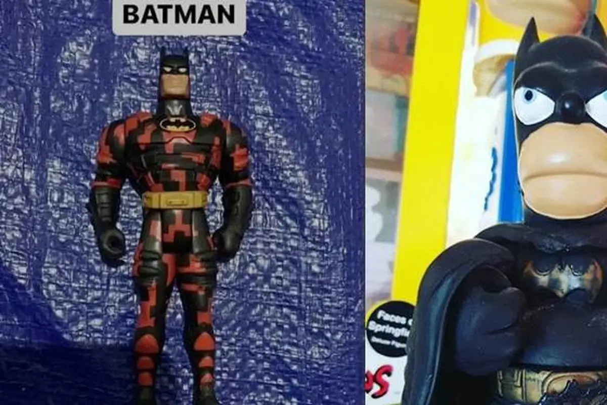 8 Potret Action Figure Batman Ini Nyeleneh, Bikin Geleng Kepala