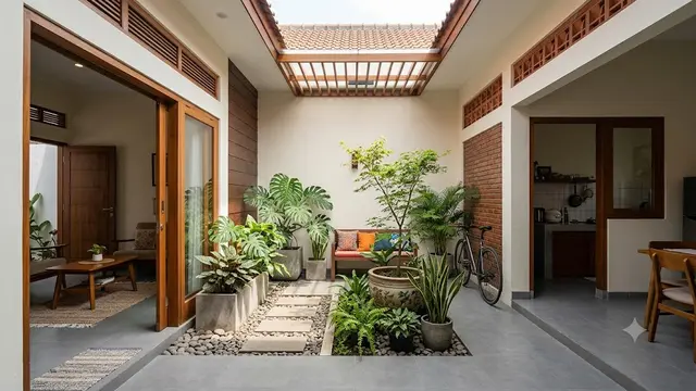 Pocket Courtyard yang Cocok untuk Rumah Tipe 36