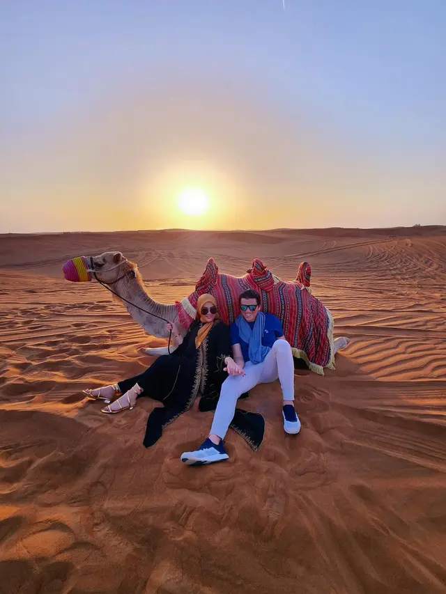 Syahrini dan Reino Barack di Dubai (Instagram/princessyahrini)