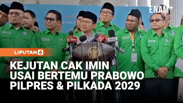 Kejutan Cak Imin PKB, Pro Prabowo 2 Periode Hingga Pilkada Dipilih DPRD Usai Bertemu Presiden