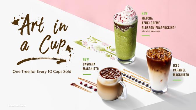 sensasi musim semi dari seri minuman terbaru starbucks