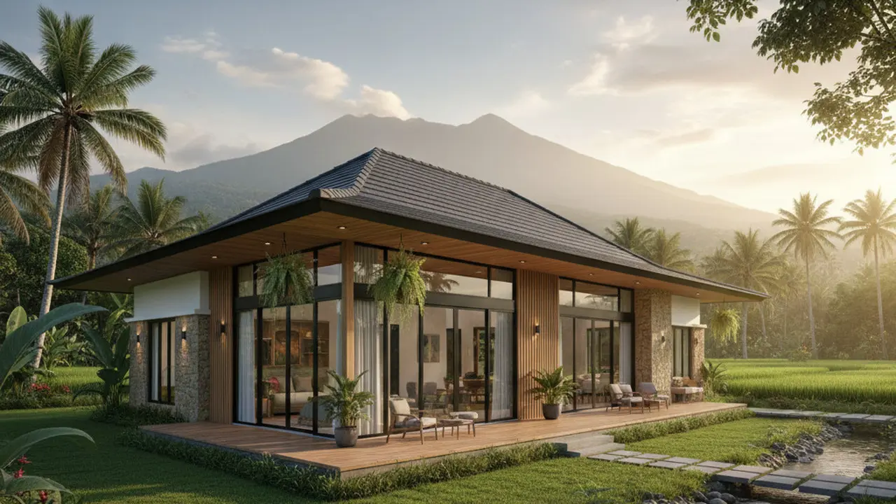 Model Rumah Modern yang Sederhana tapi Nyaman di Desa