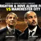 Brighton & Hove Albion vs Manchester City (Liputan6.com/Abdillah)