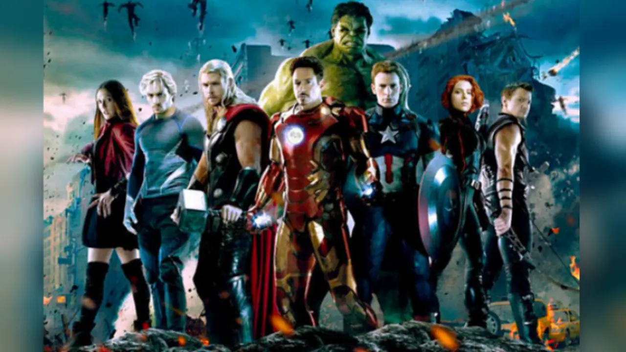 Dapatkah Anda menemukan wajah panda dalam poster Avengers berikut?