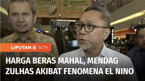 VIDEO: Mendag Zulhas: Harga Beras Mahal Akibat Fenomena Cuaca El Nino, Panen Terlambat