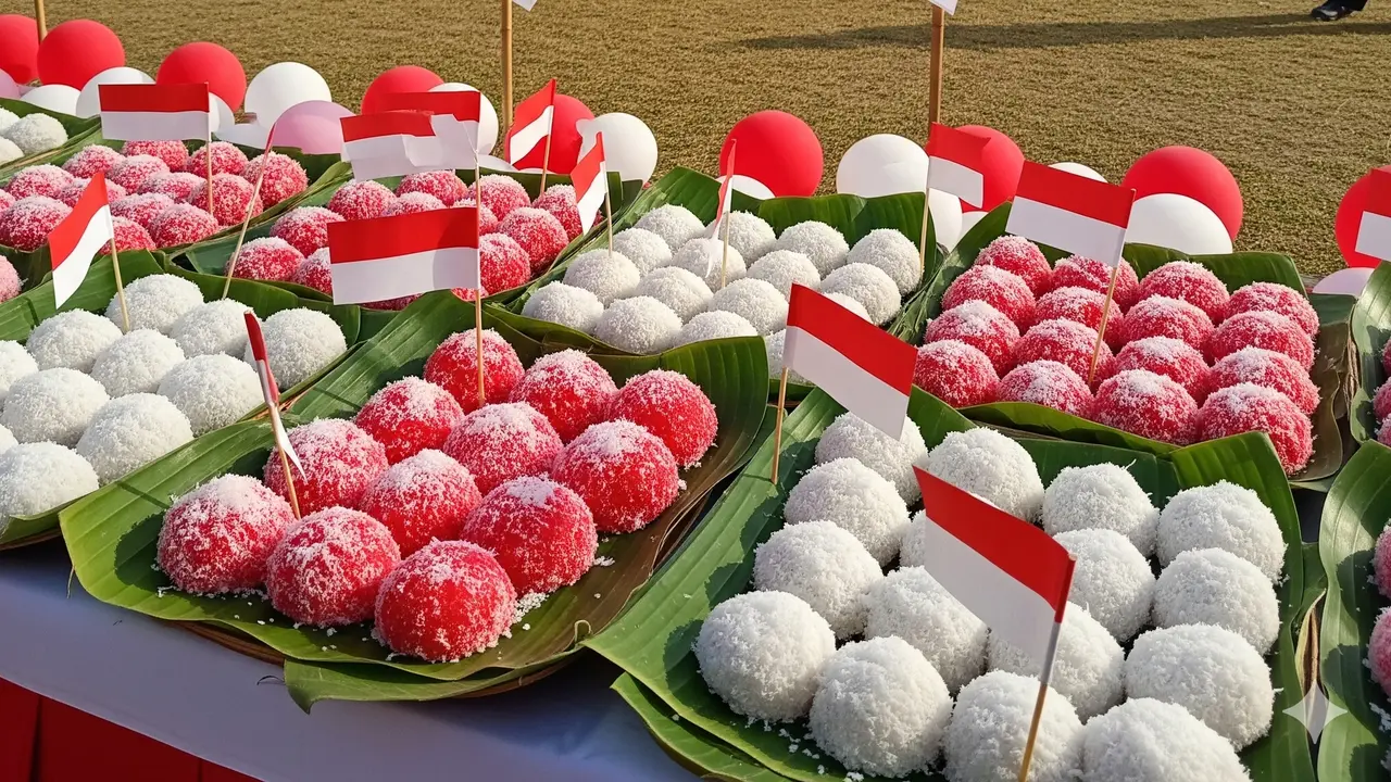 Makanan Tradisional yang Cocok Dijual di Momen 17 Agustusan/Ilustrasi AI