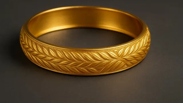 10 Gelang Emas 24 Karat Model Padi yang Tren di 2025, Elegan dan Bernilai Investasi