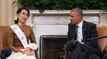 20160914-Kunjungi AS, Suu Kyi Temui Obama di Gedung Putih-Washington