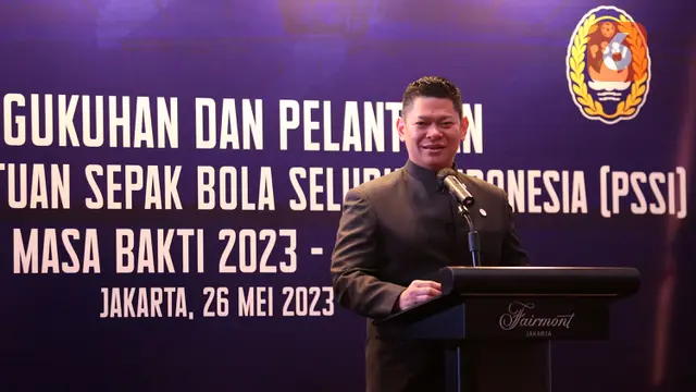 Pelantikan Pengurus PSSI Masa Bakti 2023-2027
