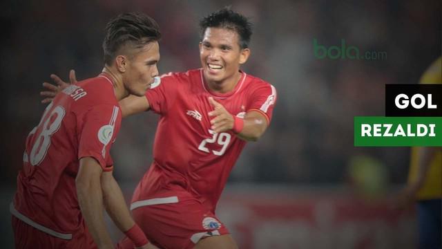 Gol yang dicetak bek Persija, Rezaldi Hehanusa menjadi calon gol terbaik Piala AFC 2018 pekan kedua.