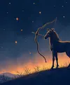 logo ramalan harian zodiak sagittarius (sumber: AI generated)
