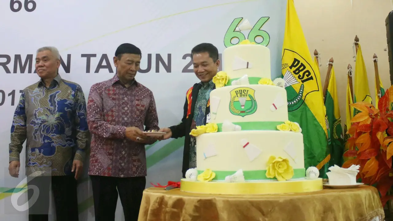Pelepasan Tim Piala Sudirman 2017 Iringi Perayaan HUT PBSI ke-66