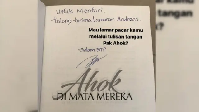 Pesan Ahok