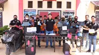 Polisi mengamankan komplotan pencuri di Aceh Utara (Liputan6.com/Ist)