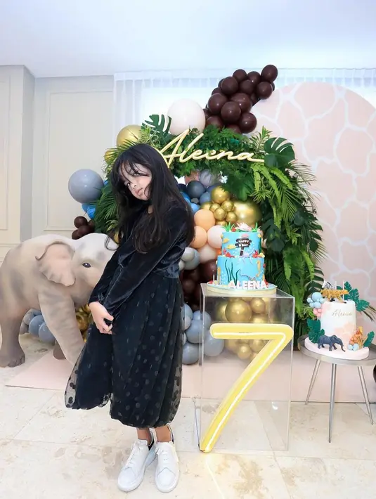 Olla Ramlan ultah Aleena (Instagram/ollaramlan)