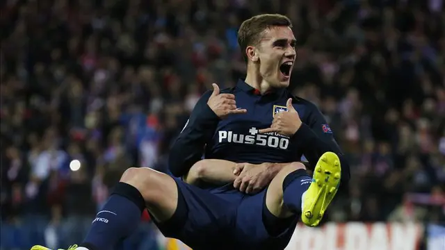 Antoine Griezmann cemerlang bersama Atletico Madrid tapi belum pernah juara La Liga. (www.squawka.com)