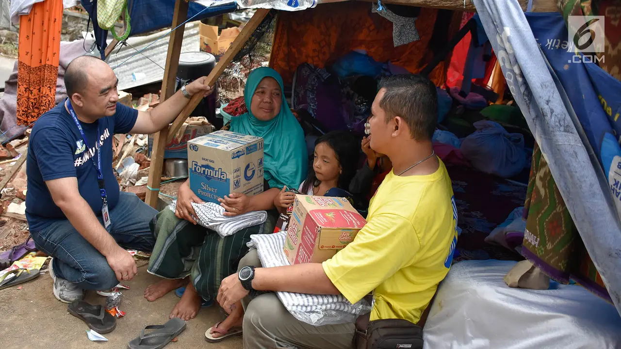 FOTO: OT Peduli Salurkan Bantuan untuk Korban Gempa Lombok