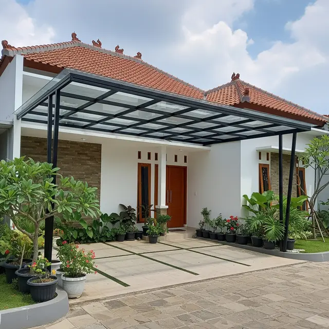 Jenis Atap untuk Tempat Parkir di Rumah
