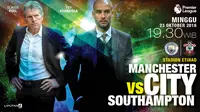 Manchester City FC vs Southampton FC (Liputan6.com/Abdillah)