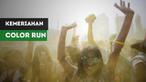 CIMB Niaga menggelar The Color Run untuk kali kelima di Gelora Bung Karno, Minggu (16/99/2018)