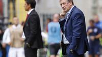 Roy Hodgson simpan Jamie Vardy dan Daniel Sturridge di babak pertama Inggris vs Wales (REUTERS/Christian Hartmann)