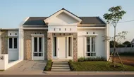 8 Inspirasi Fasad Rumah Tipe 36 dengan Material Campuran, Estetik Tanpa Renovasi Besar