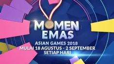 Berita video promo Momen Emas Asian Games 2018 yang ditayangkan eksklusif di Indosiar pada 18 Agustus sampai dengan 2 September 2018.