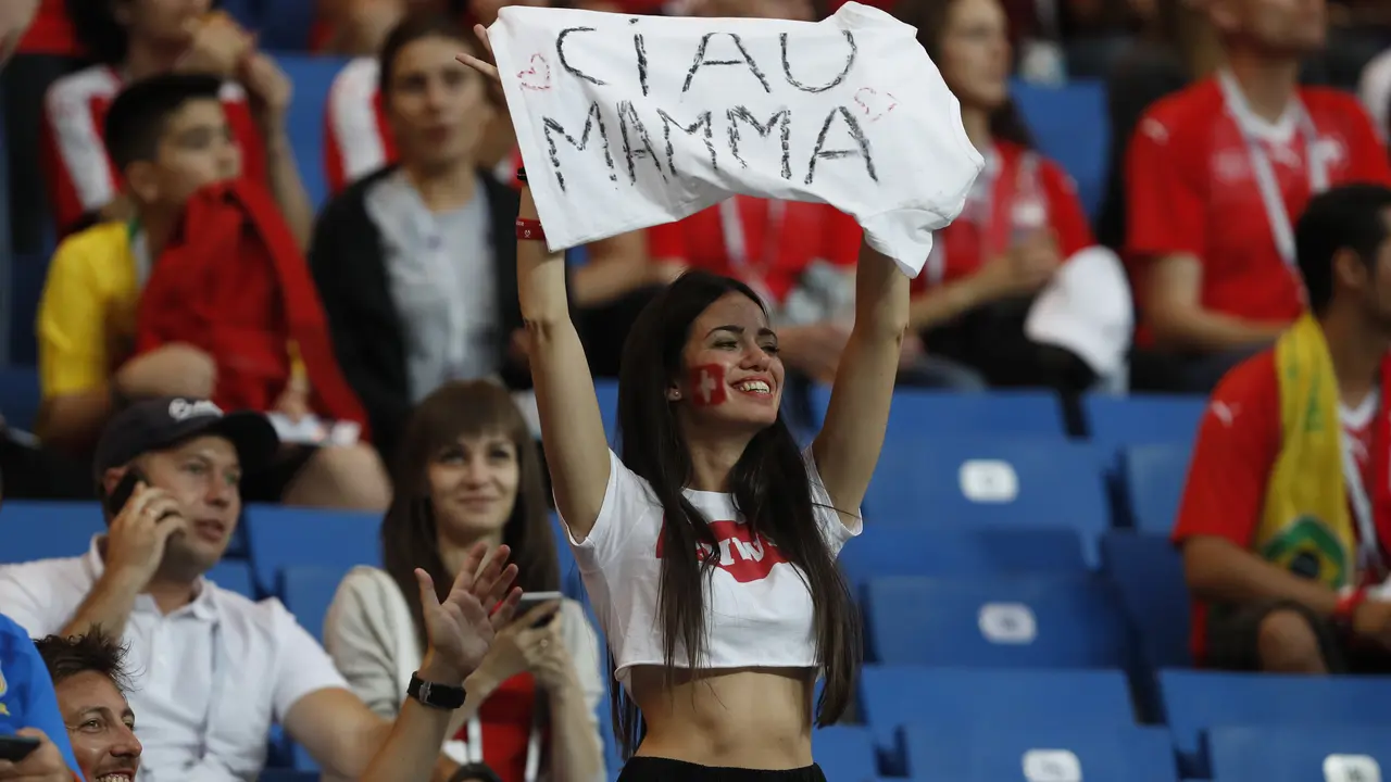 Fans Cantik Brasil dan Swis, Piala Dunia 2018