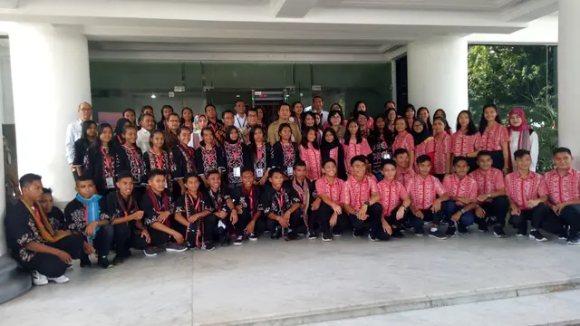 Program Siswa Mengenal Nusantara di Sulawesi Utara, Selasa (7/8/2018). Foto: Liputan6.com/Nurmayanti