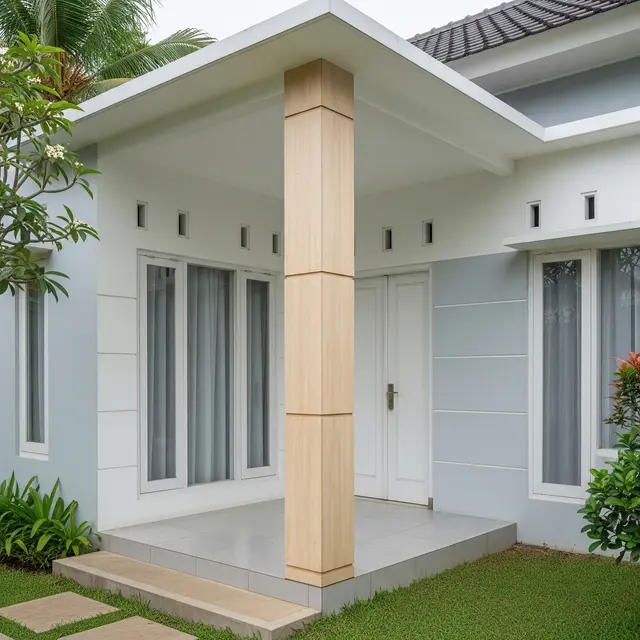 9 Model Tiang Teras Rumah yang Estetik