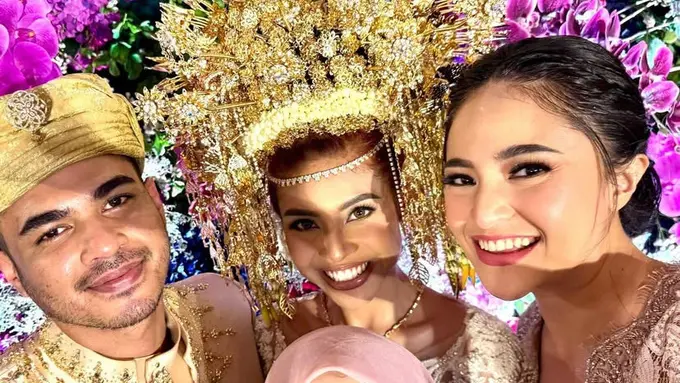 Tampilan Marshanda saat Pernikahan Adik Laki-Lakinya. [@marshanda99]