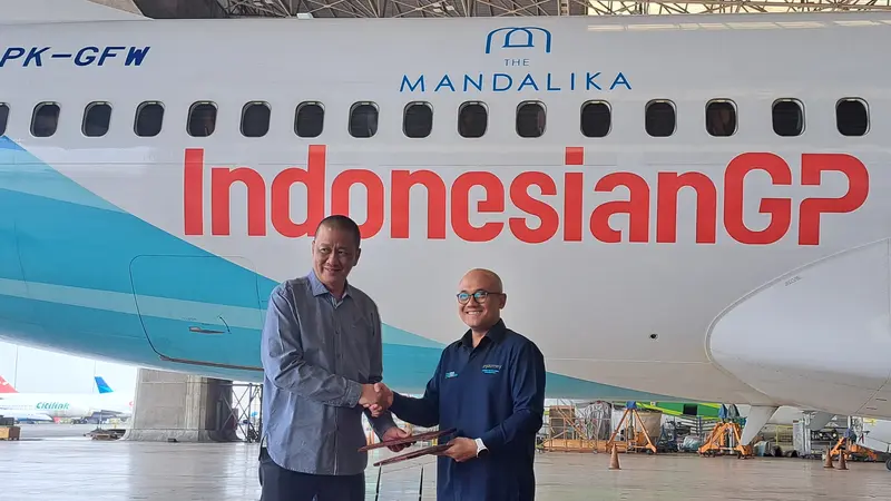 Ada Tulisan 'IndonesianGP' di Pesawat Garuda Indonesia, Bentuk Kerjasama dengan ITDC