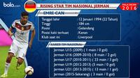 Statistik penampilan Emre Can.  (Bola.com)