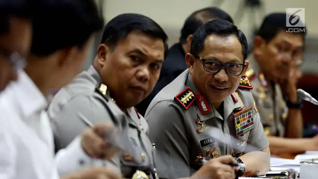 Kapolri Tito Karnavian RDPU dengan Komisi III DPR