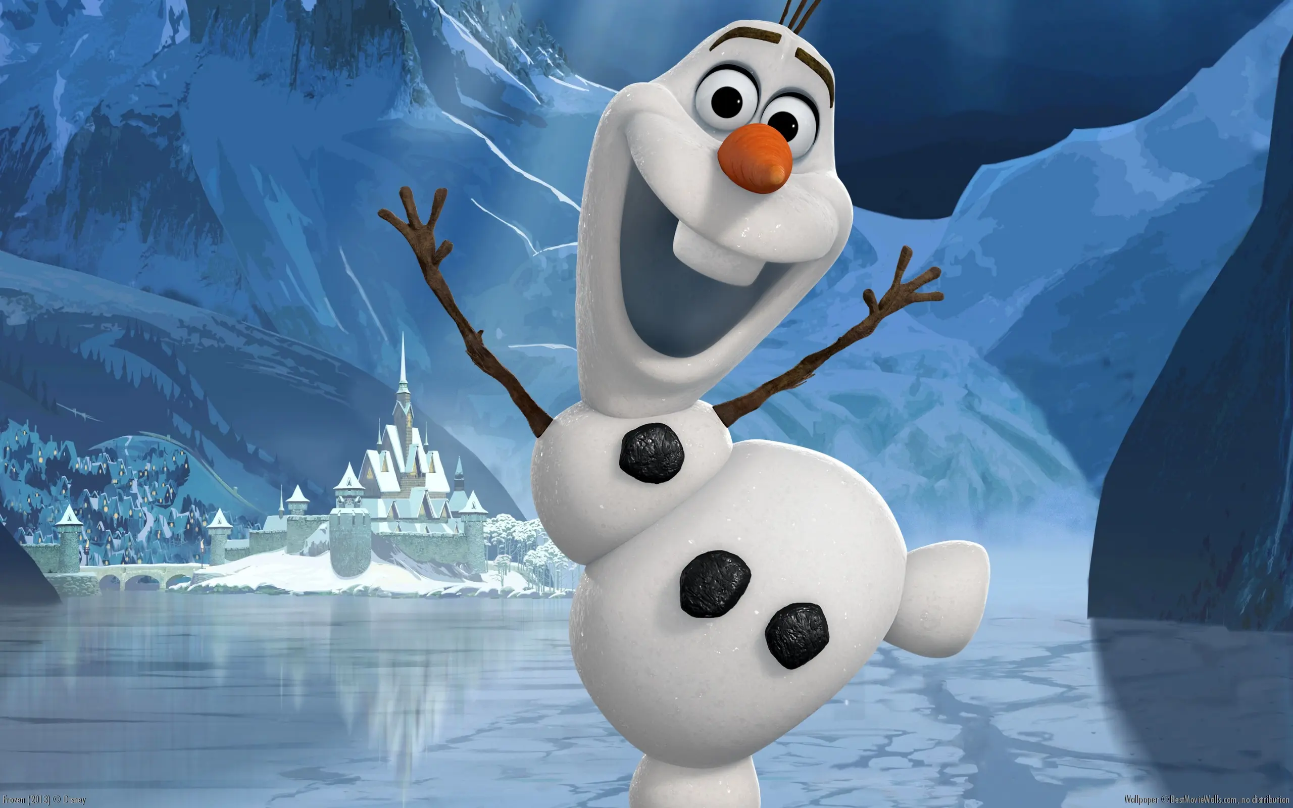 Karakter Olaf dalam film Frozen. Foto: via fanpop.com