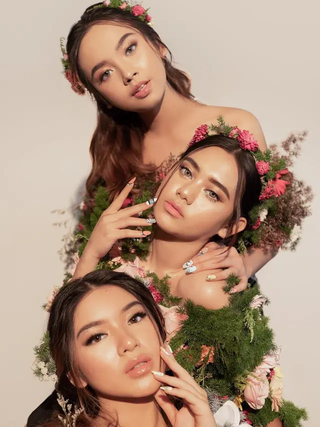 6 Gaya Pemotretan Tiara Andini bersama Lyodra dan Ziva, Curi Perhatian