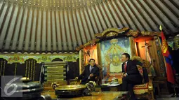 Wapres Jusuf Kalla melakukan kunjungan kerja untuk menghadiri Asia Europe Meeting (KTT Asem) ke-11 Tahun 2016 yang digelar pada 15-16 Juli 2016 di Ulan Bator, Mongolia.(TIM MEDIA WAPRES)
