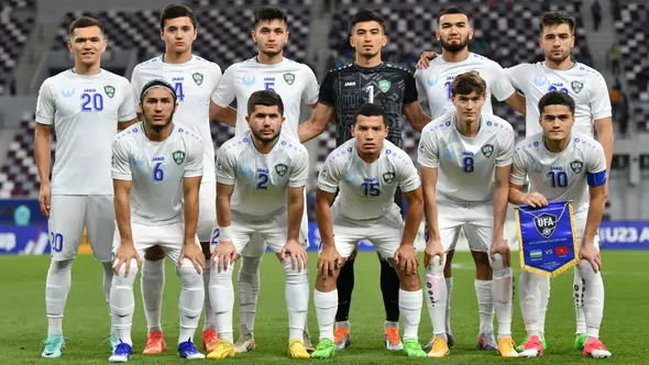 <p>Timnas Uzbekistan U-23 di Piala Asia U-23 2024. (Bola.com/Dok.AFC).</p>