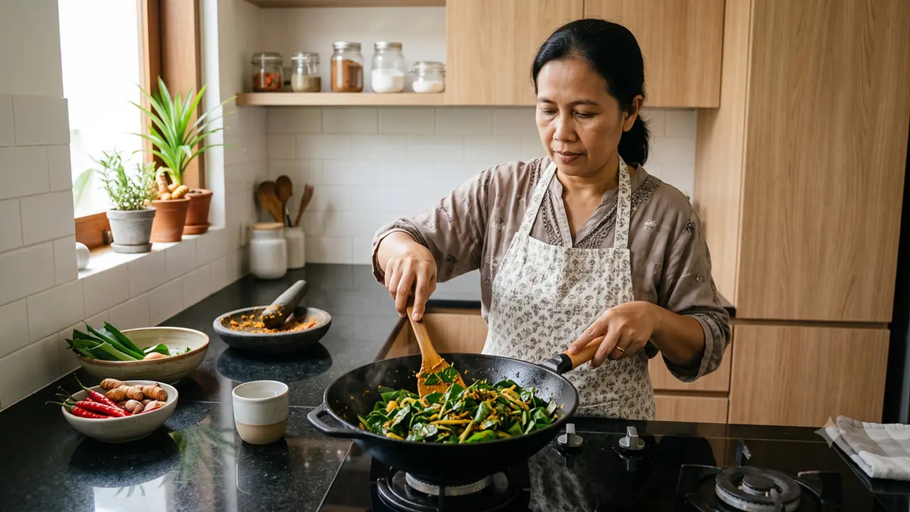 Resep Gecok Daun Singkong Khas Jawa